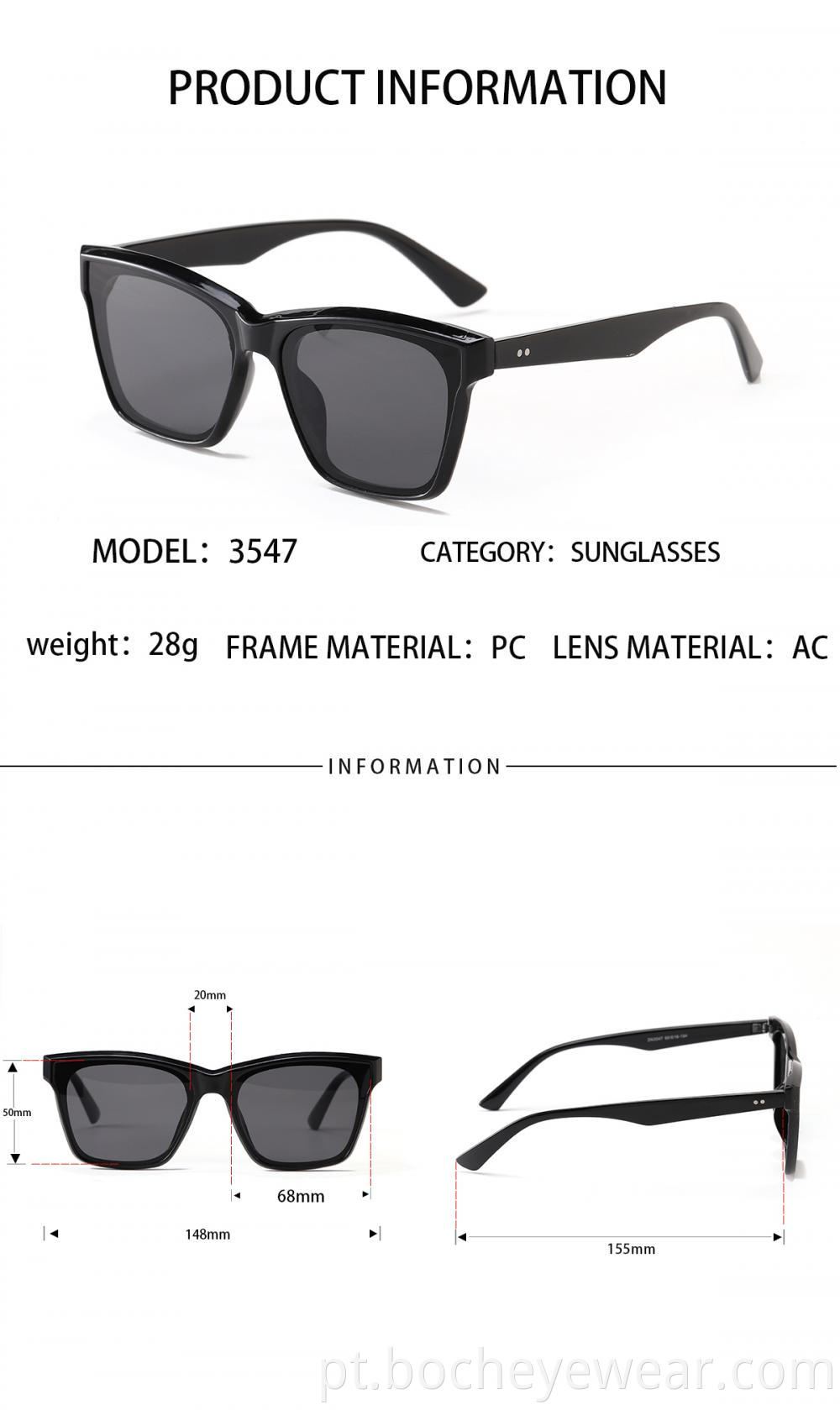 3547 Clear Grey Glasses